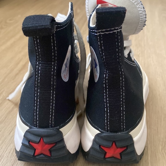 RARE JW Anderson x Converse Black Platform Run Hike Sneakers - Picture 5 of 5
